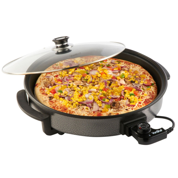 VonShef Large Multi Cooker Electric Skillet With Lid & Reviews